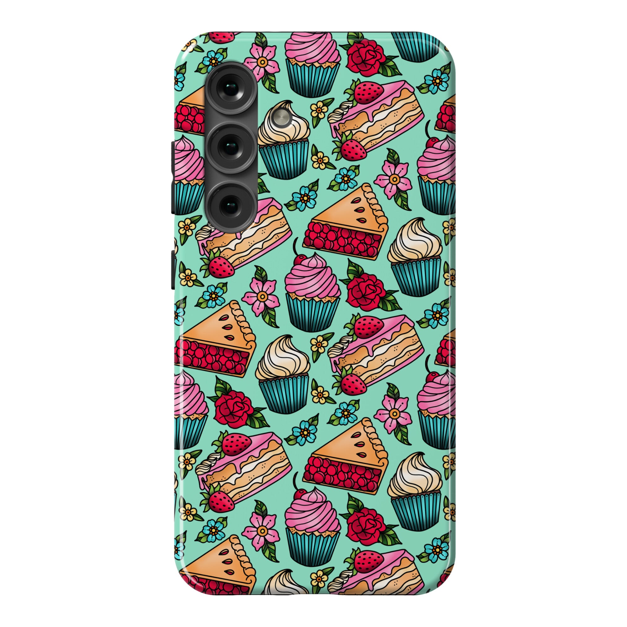 Traditional Tattoo Style Desserts Phone Case