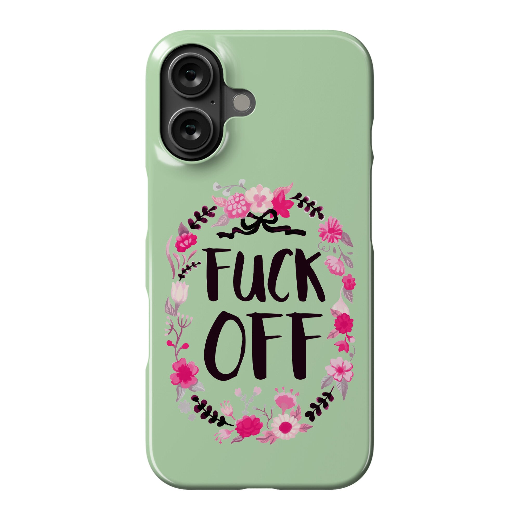 Floral Fuck Off Phone Case