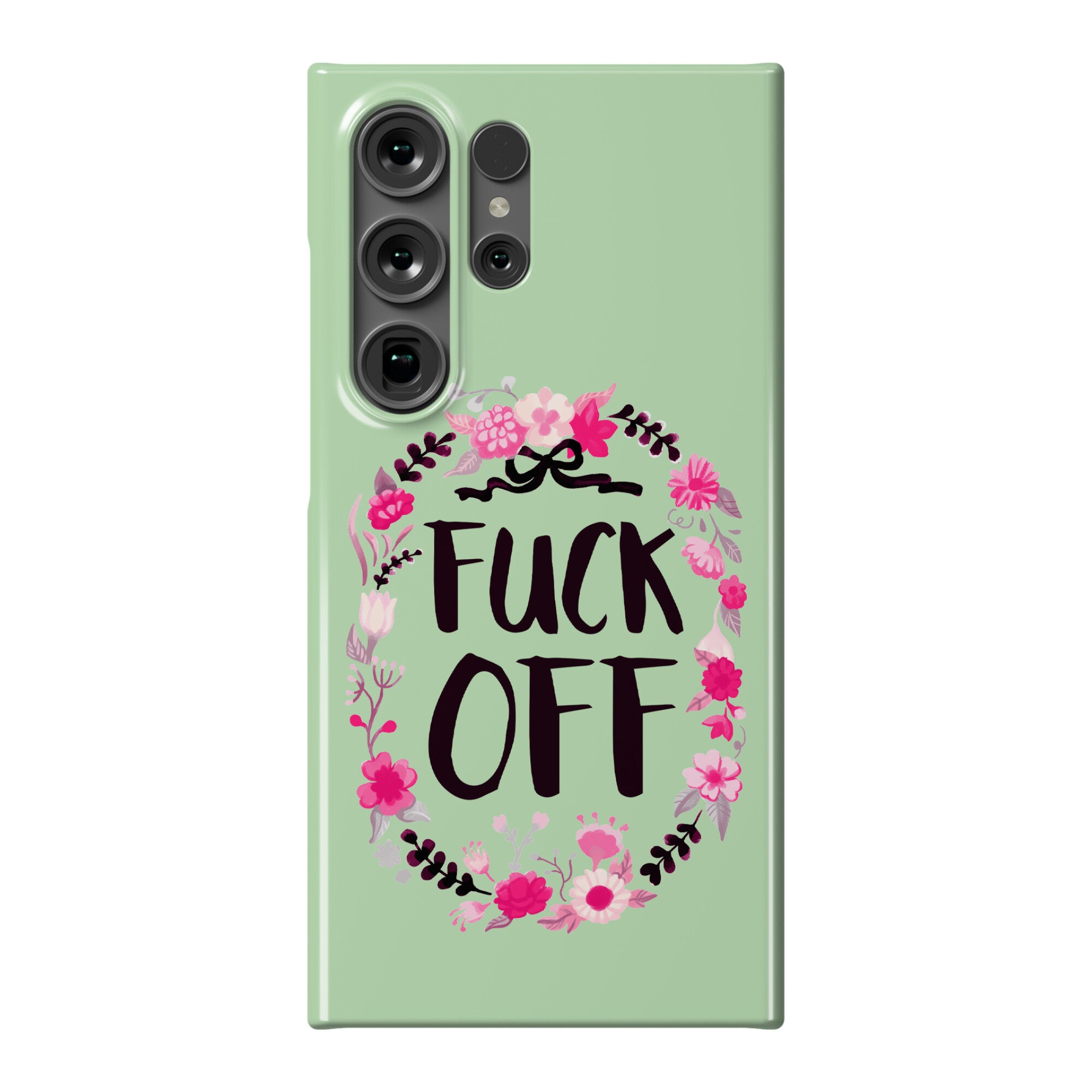 Floral Fuck Off Phone Case