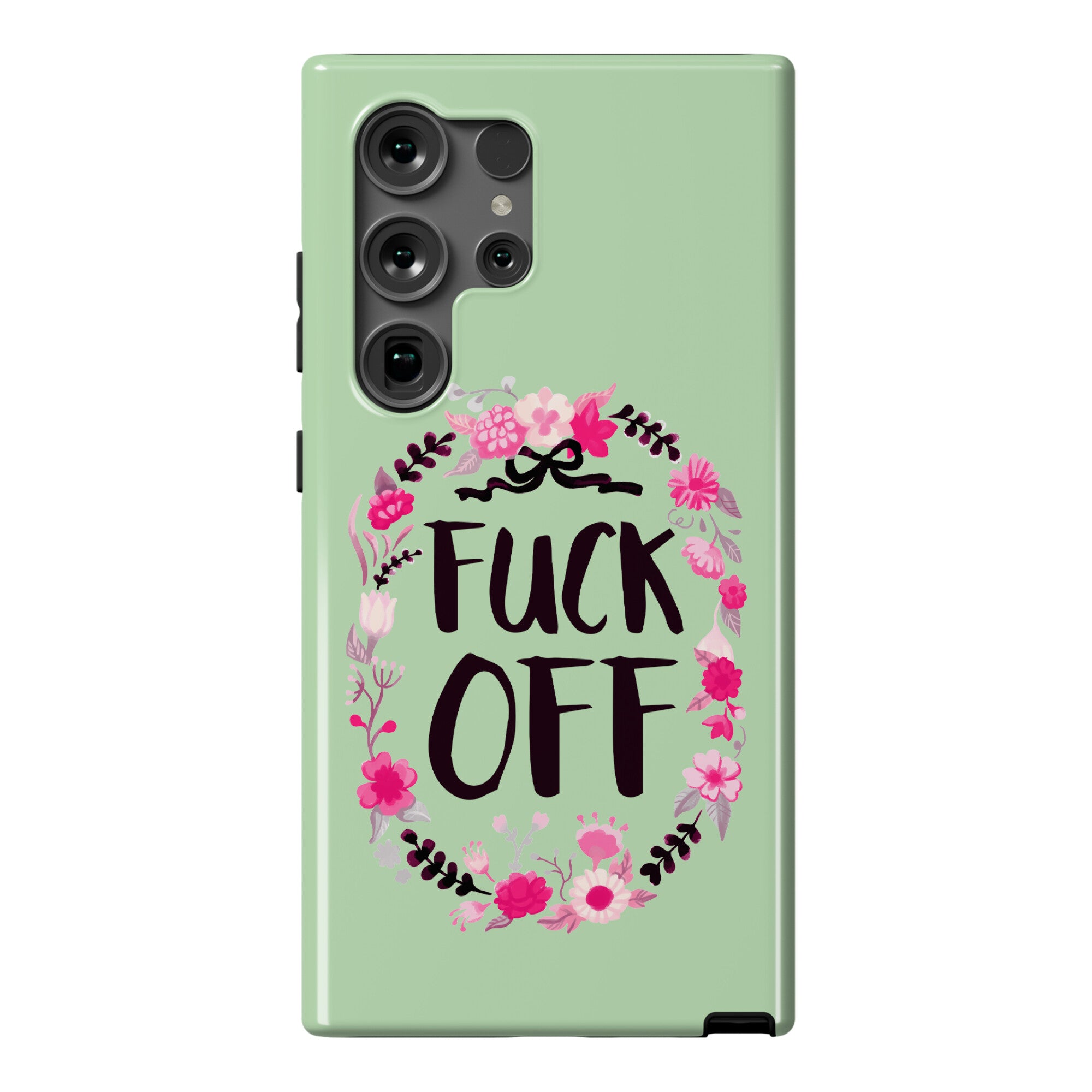 Floral Fuck Off Phone Case