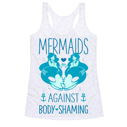Mermaids Against Body Shaming Racerback Tank