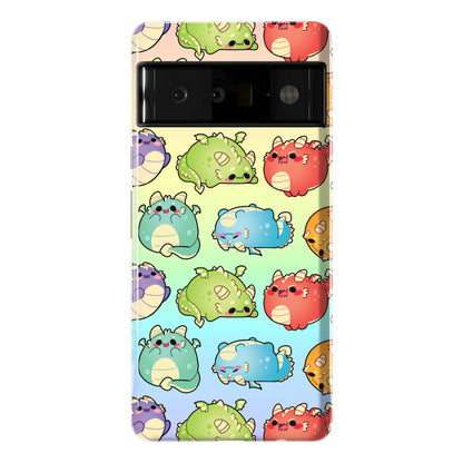 Kawaii Dragons Pattern Phone Case