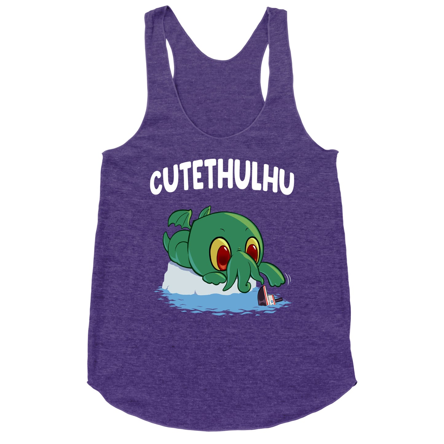 Cutethulhu Racerback Tank