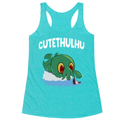 Cutethulhu Racerback Tank