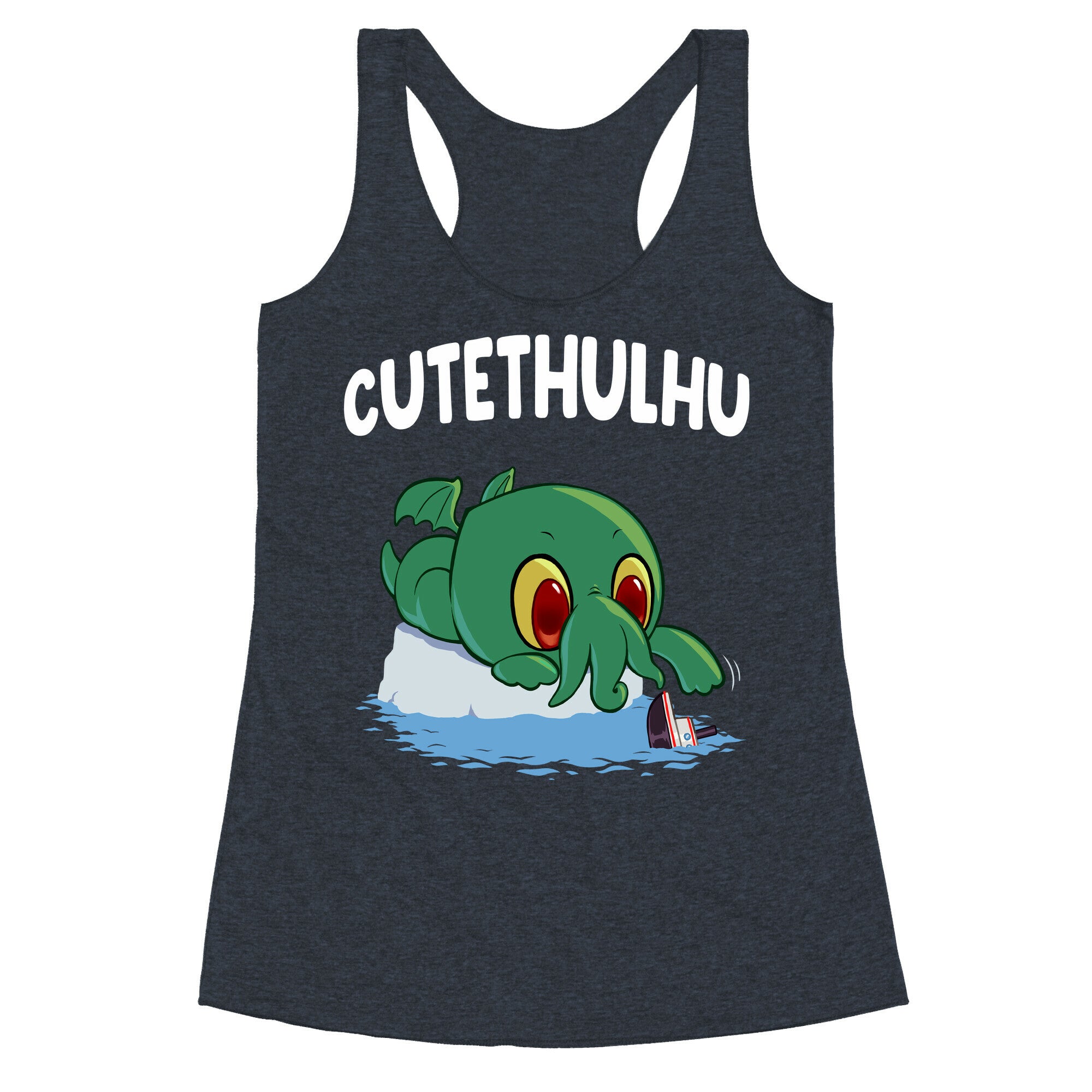 Cutethulhu Racerback Tank