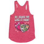 So I heard you like it raw? Sushi Heart Box Racerback Tank