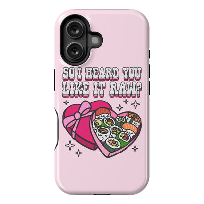 So I heard you like it raw? Sushi Heart Box Phone Case