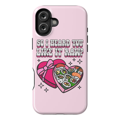 So I heard you like it raw? Sushi Heart Box Phone Case