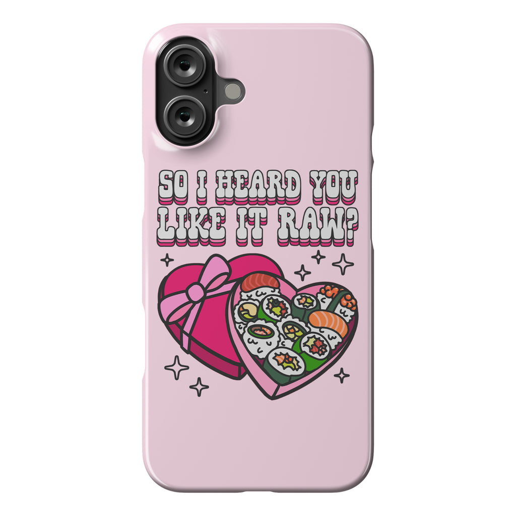 So I heard you like it raw? Sushi Heart Box Phone Case