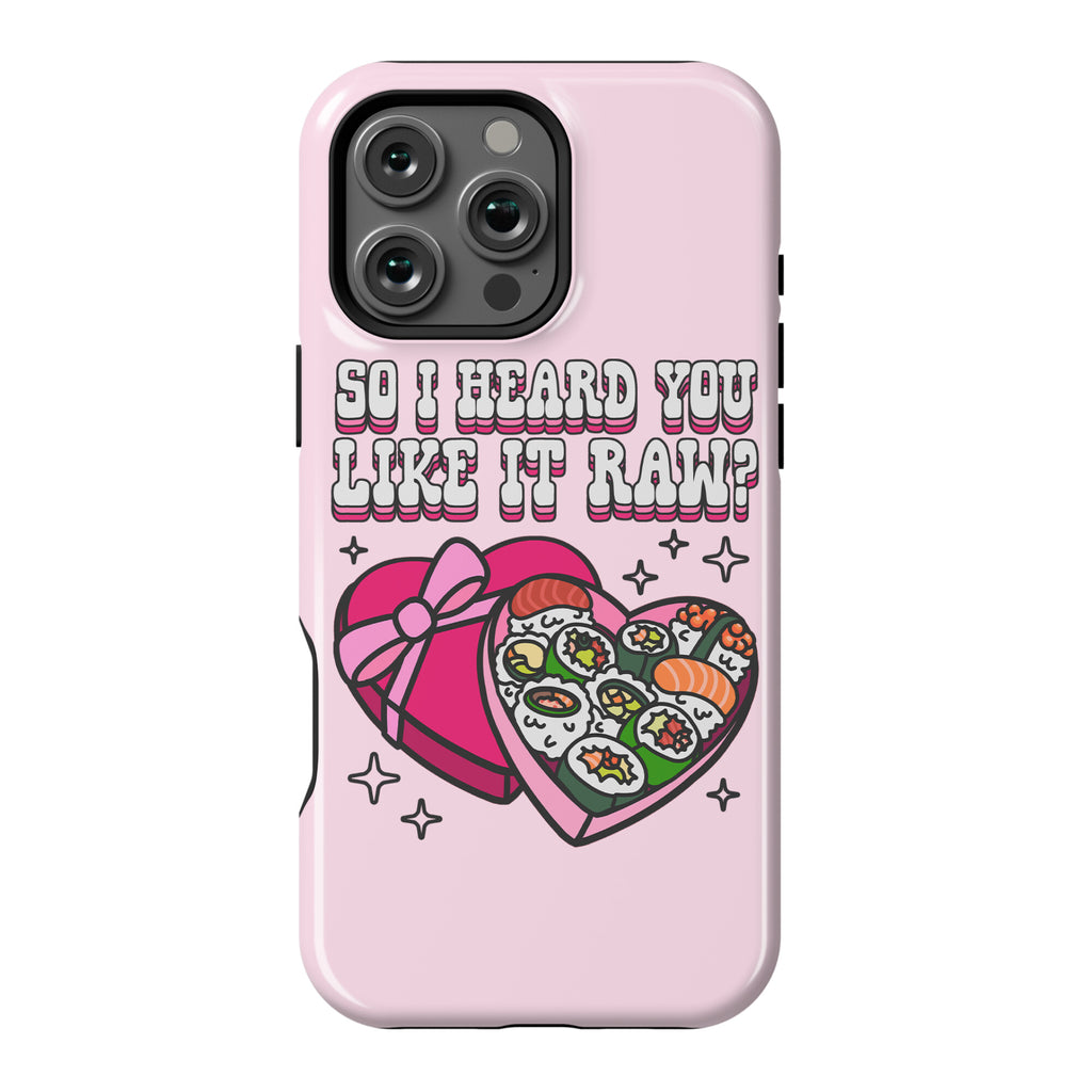 So I heard you like it raw? Sushi Heart Box Phone Case