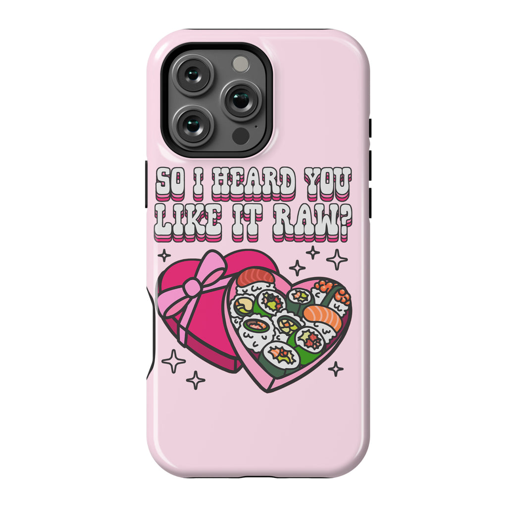 So I heard you like it raw? Sushi Heart Box Phone Case