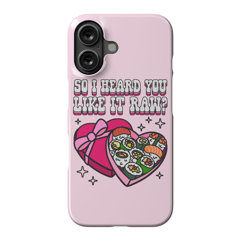So I heard you like it raw? Sushi Heart Box Phone Case