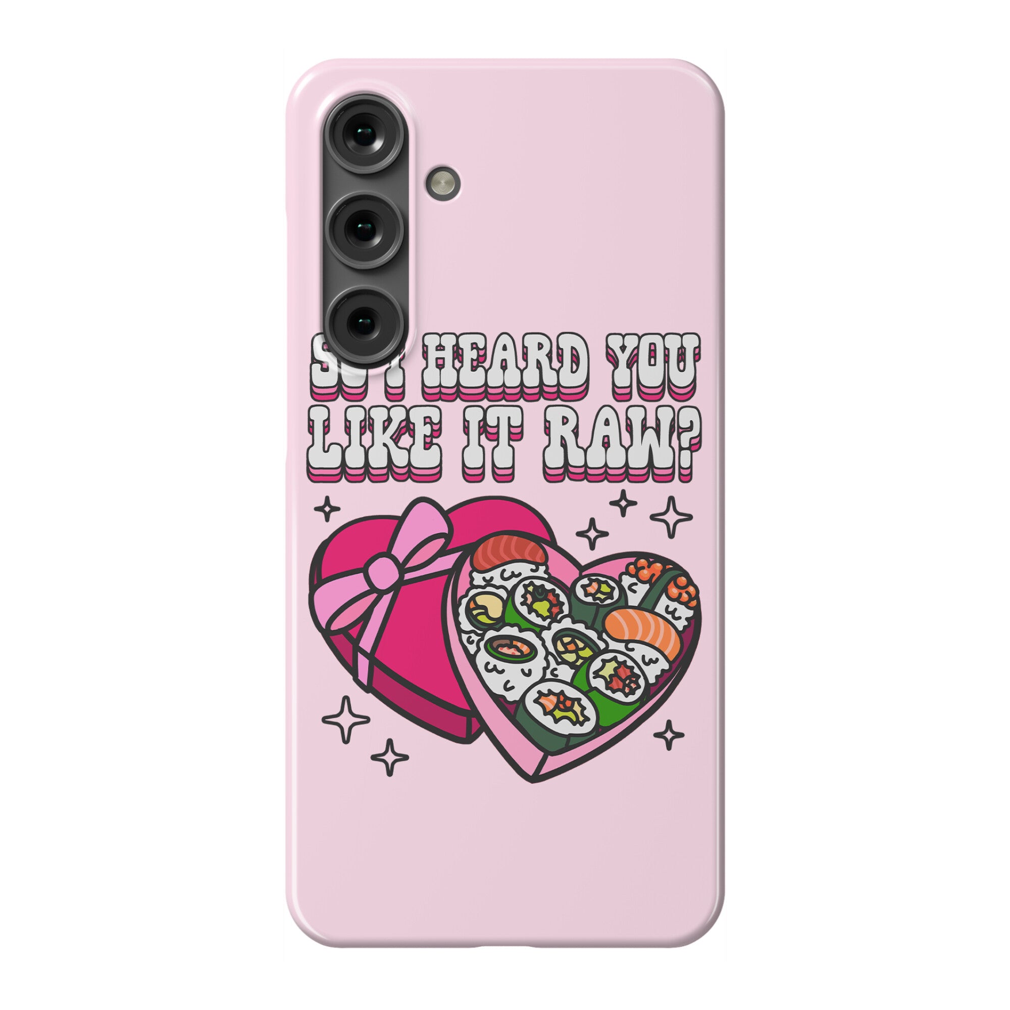 So I heard you like it raw? Sushi Heart Box Phone Case
