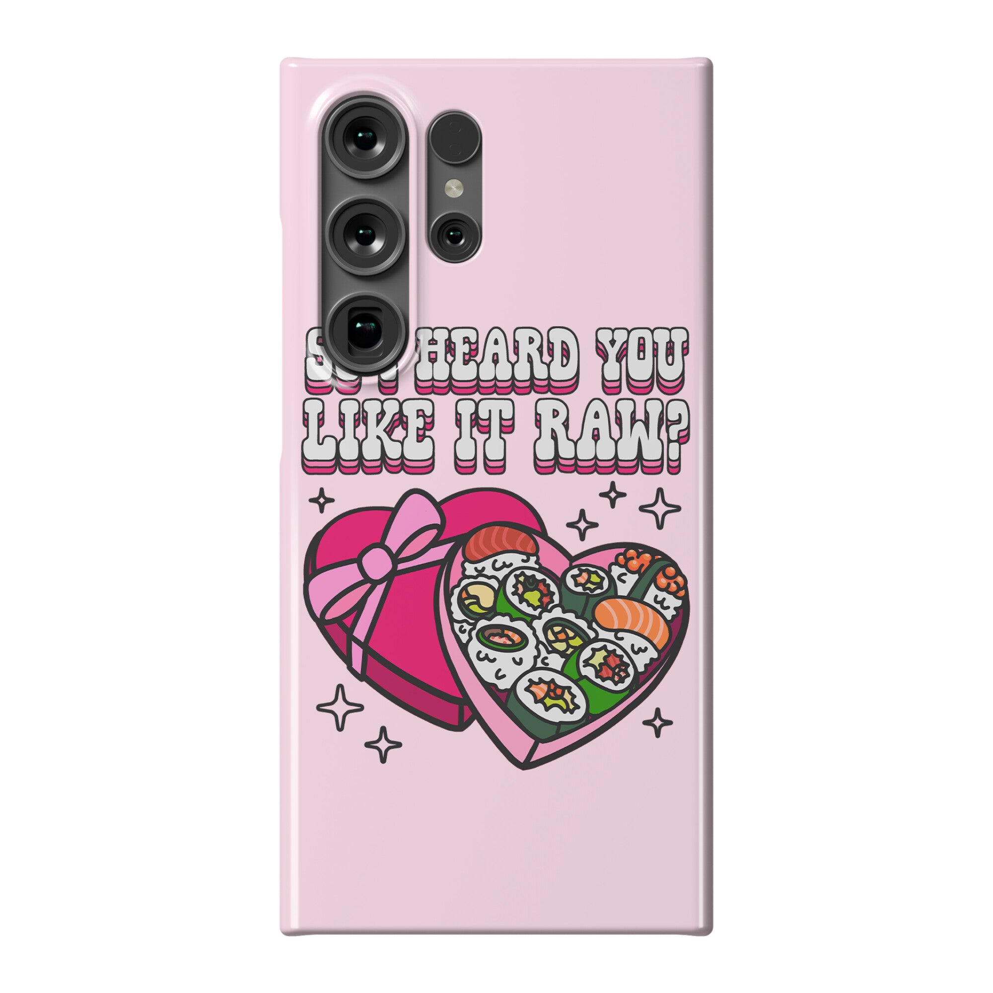 So I heard you like it raw? Sushi Heart Box Phone Case