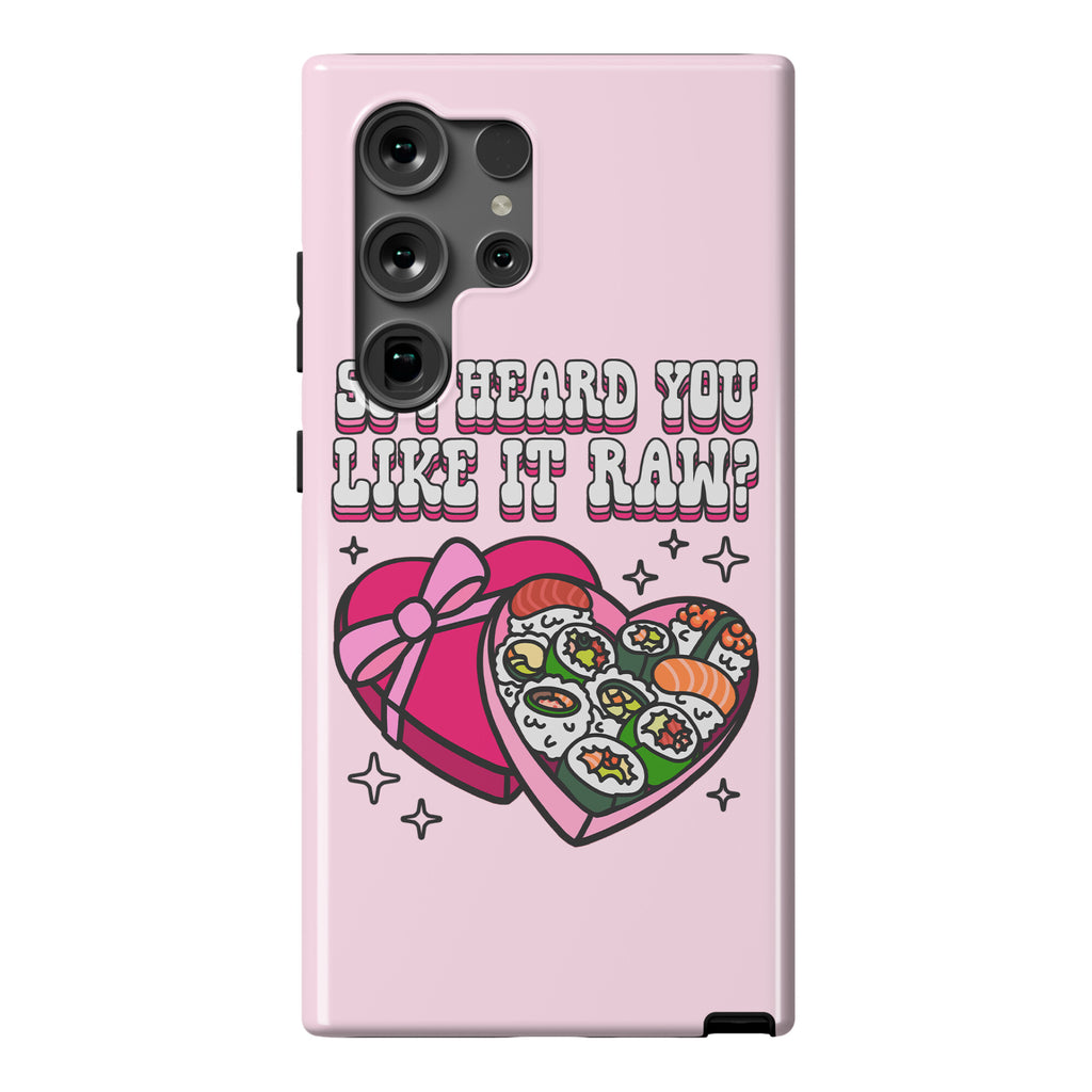 So I heard you like it raw? Sushi Heart Box Phone Case