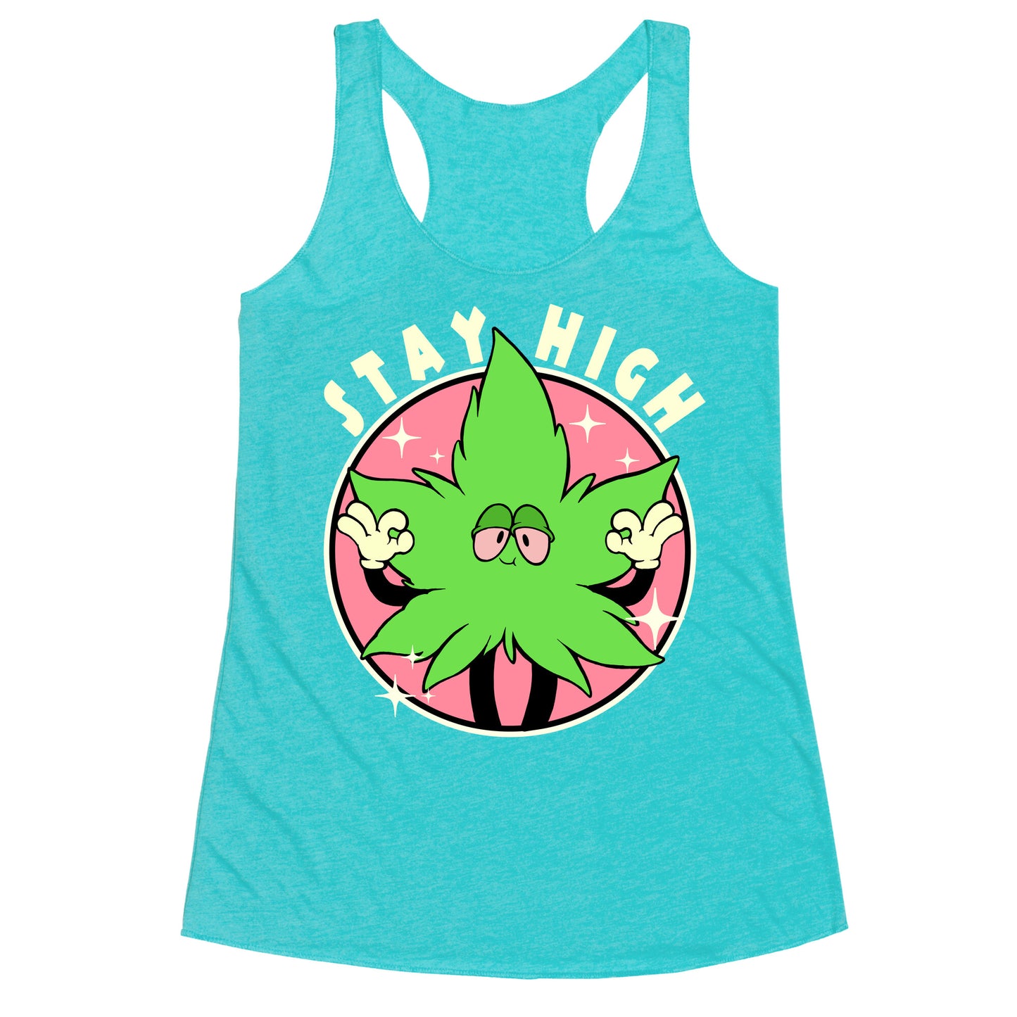 Stay High Racerback Tank