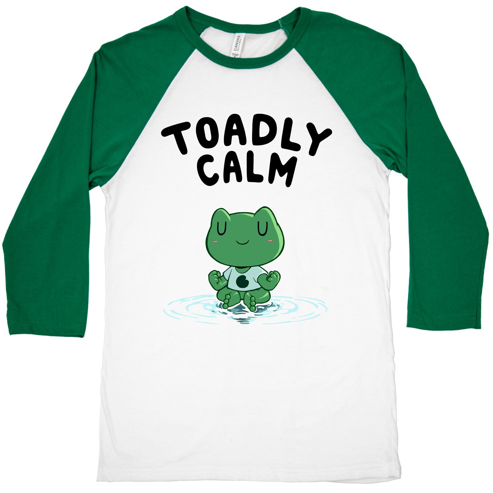 Toadly Calm Baseball Tee