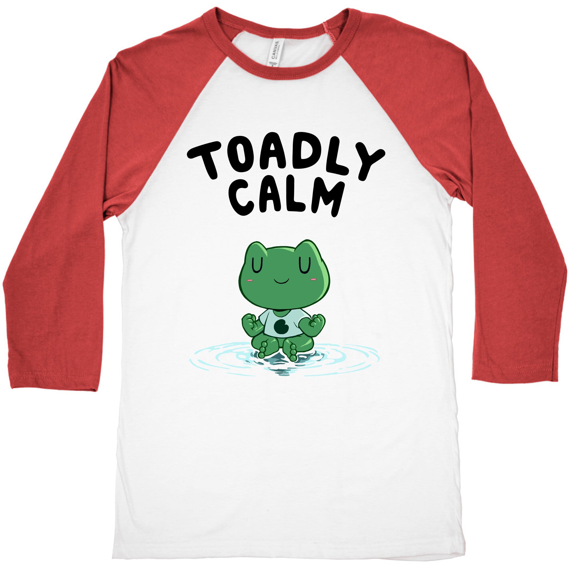 Toadly Calm Baseball Tee