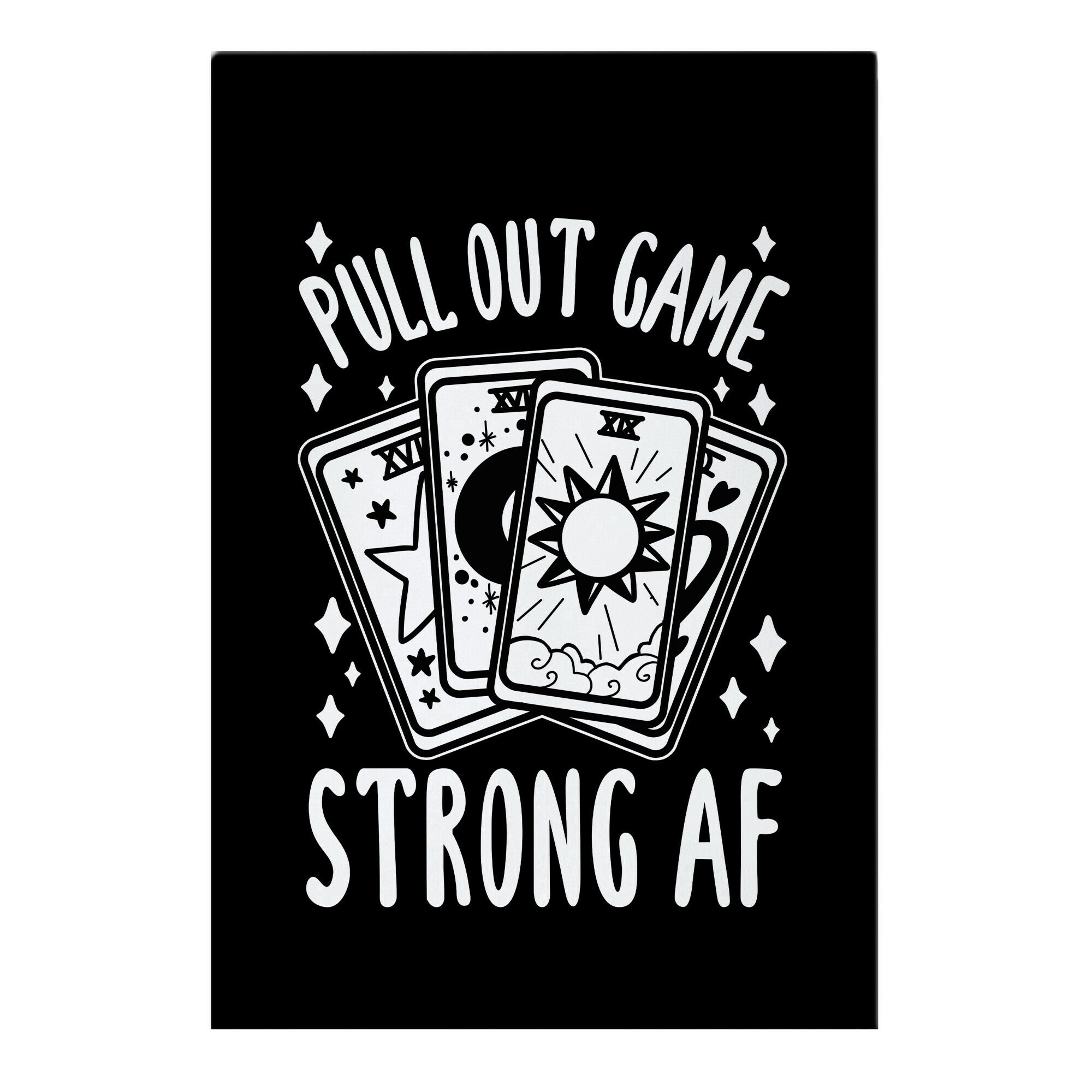 Tarot Pull Out Game Strong AF Garden Flag