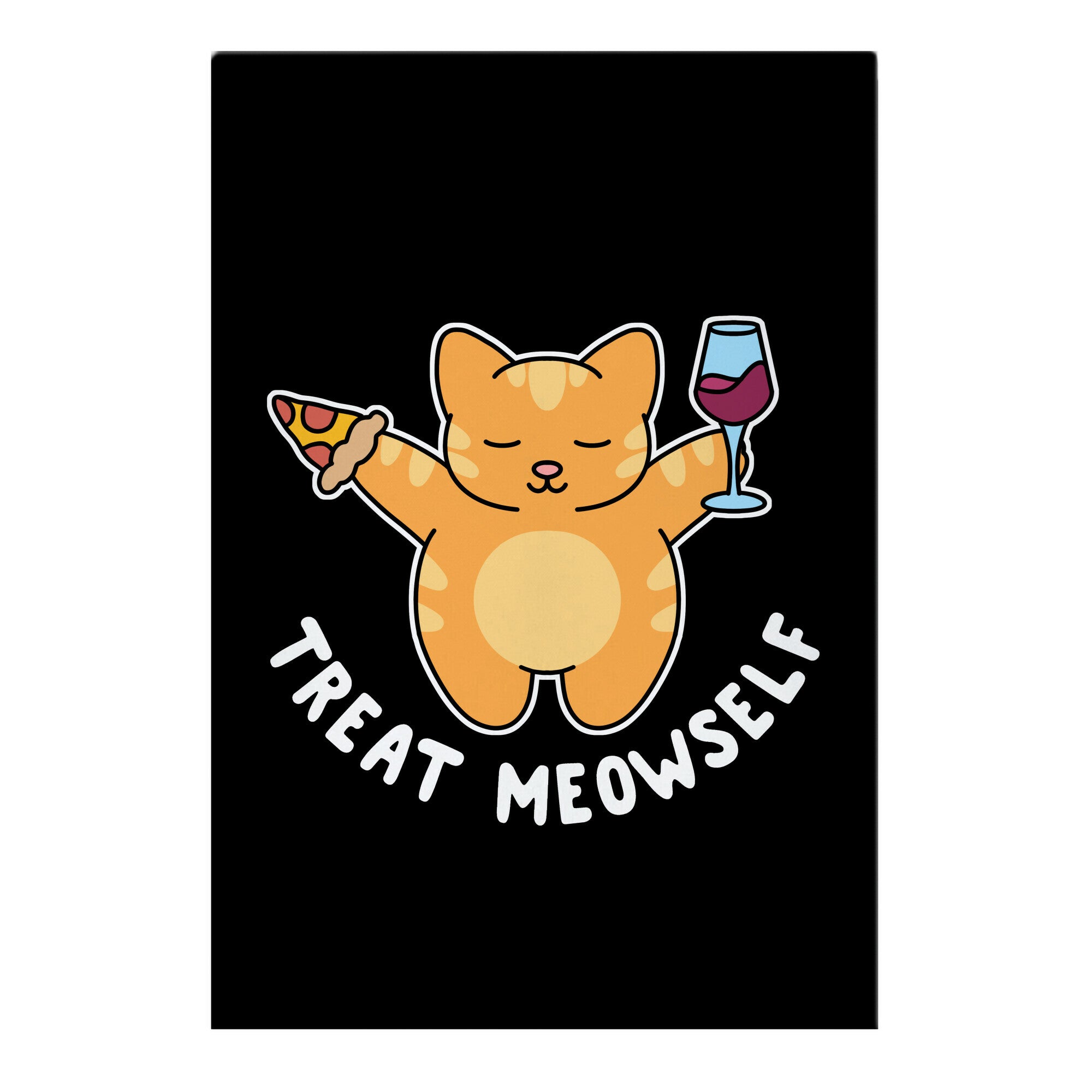 Treat Meowself Garden Flag