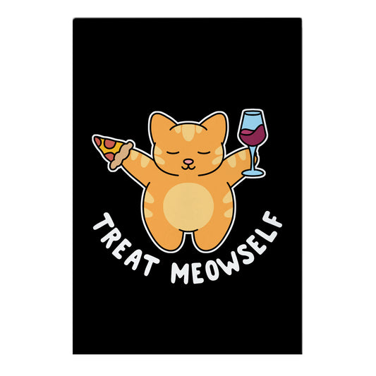 Treat Meowself Garden Flag