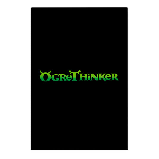 Ogre Thinker Garden Flag
