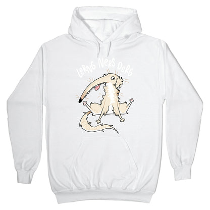 Derpy Dog Borzoi Lerng Ners Derg Hoodie