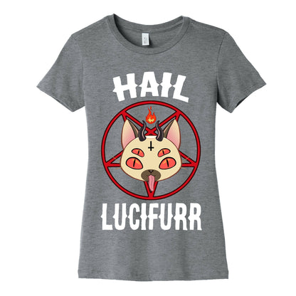 Hail Lucifurr  Women's Cotton Tee