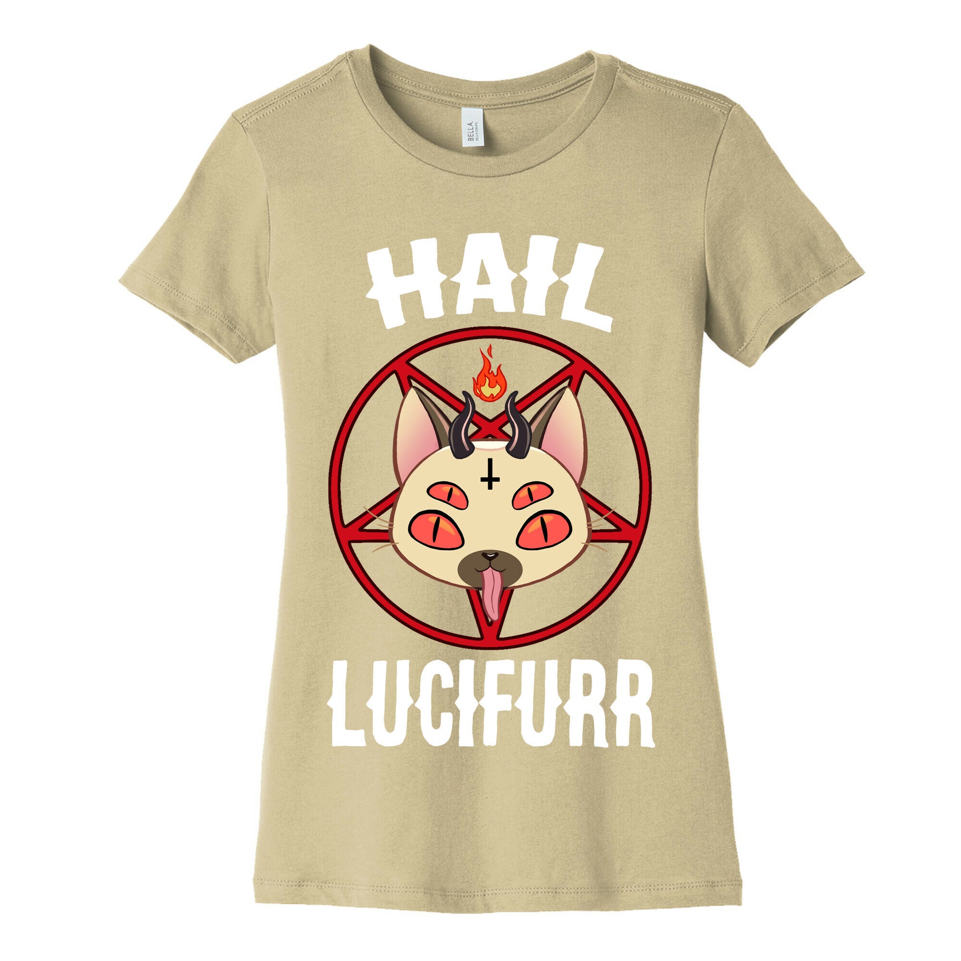 Hail Lucifurr  Women's Cotton Tee