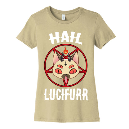 Hail Lucifurr  Women's Cotton Tee