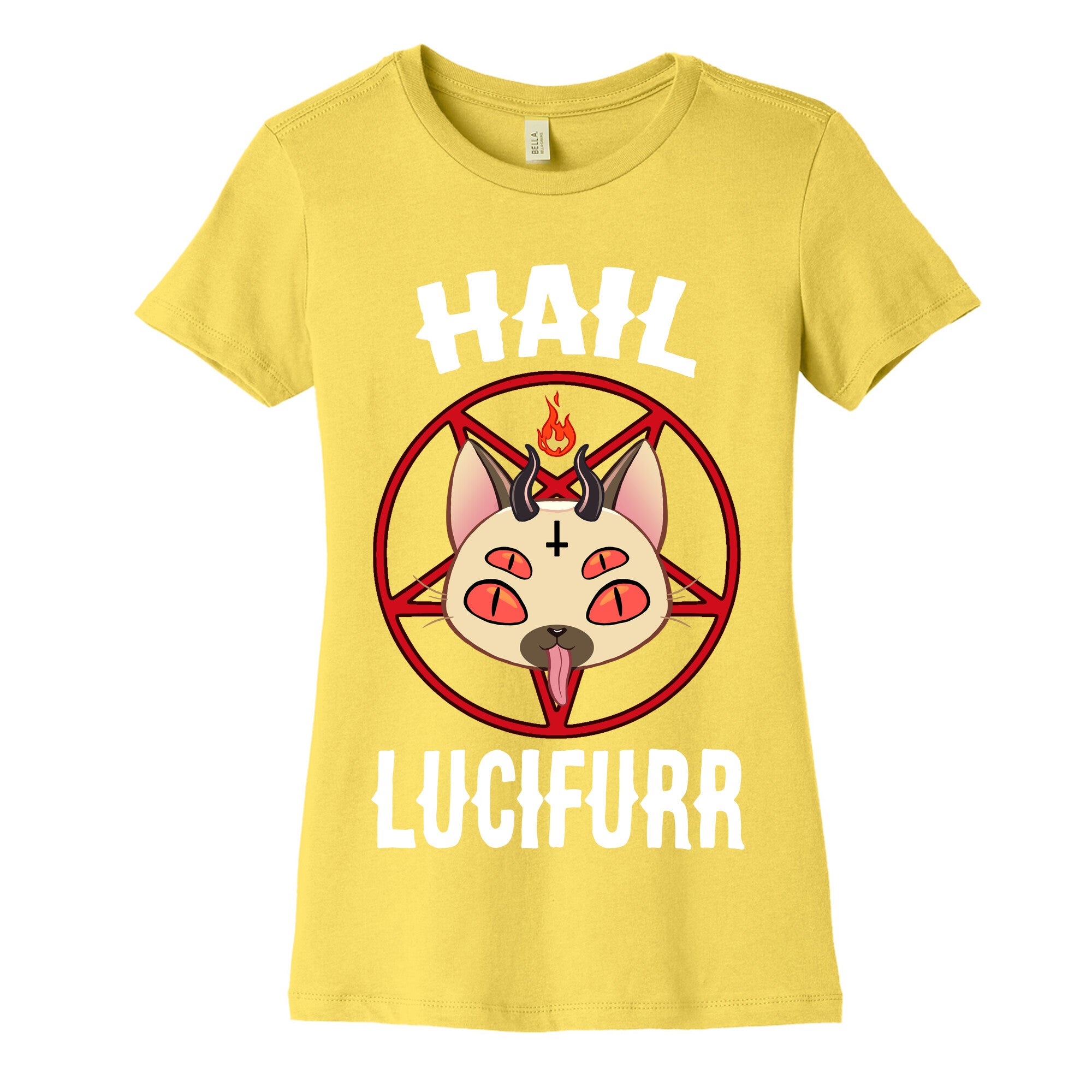 Hail Lucifurr  Women's Cotton Tee