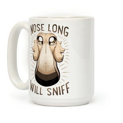 Nose Long, Will Sniff Coffee Mug