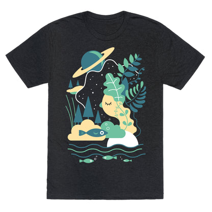 Deep Space Diving Unisex Triblend Tee