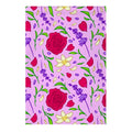 Tea Leaves And Flowers Pattern Garden Flag