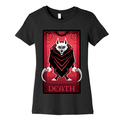 Death Wolf Tarot Women's Cotton Tee