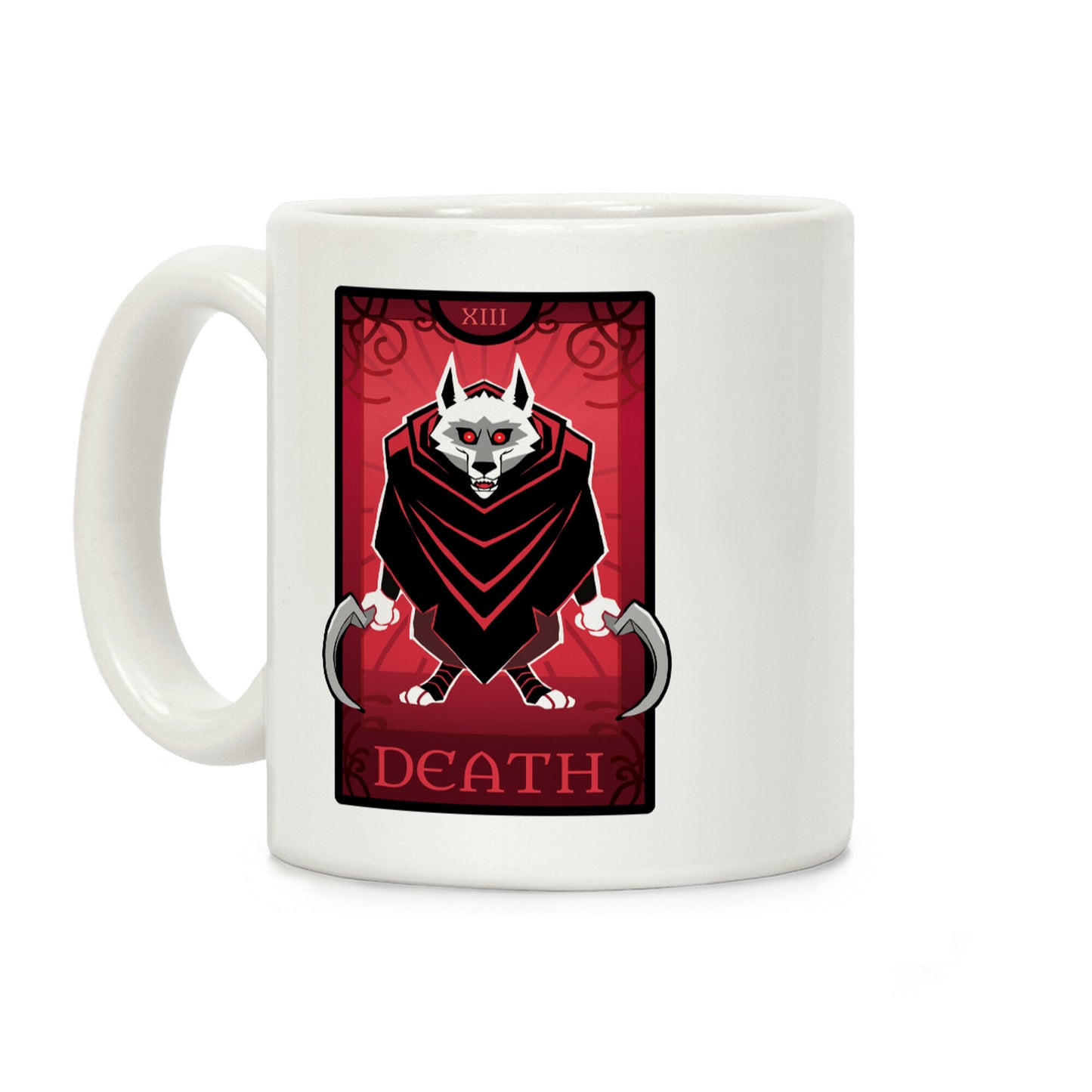 Death Wolf Tarot Coffee Mug