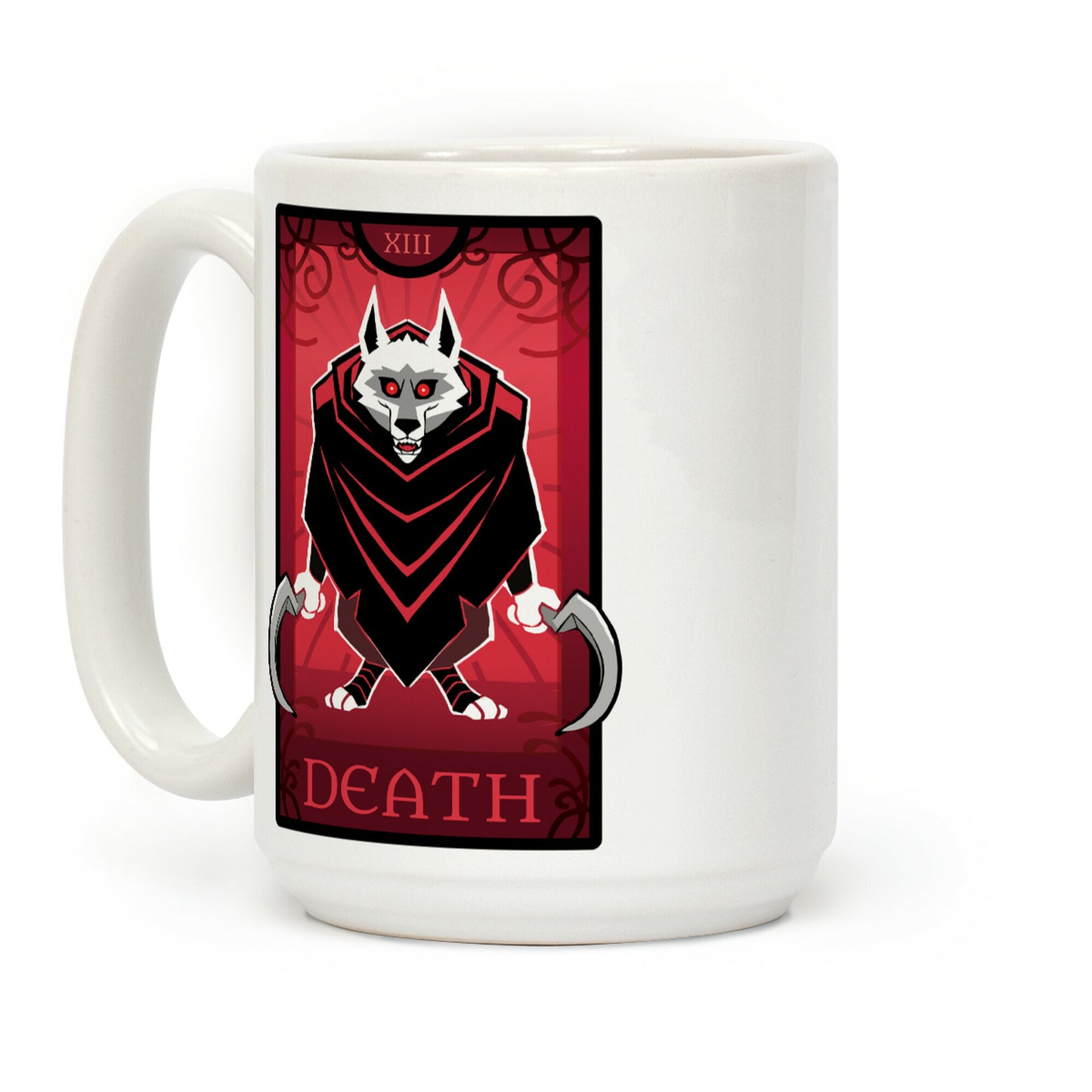 Death Wolf Tarot Coffee Mug