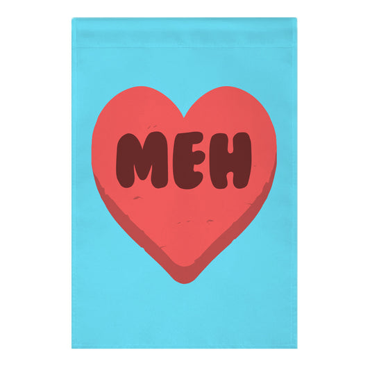 Valentine's Day Heart Meh Garden Flag