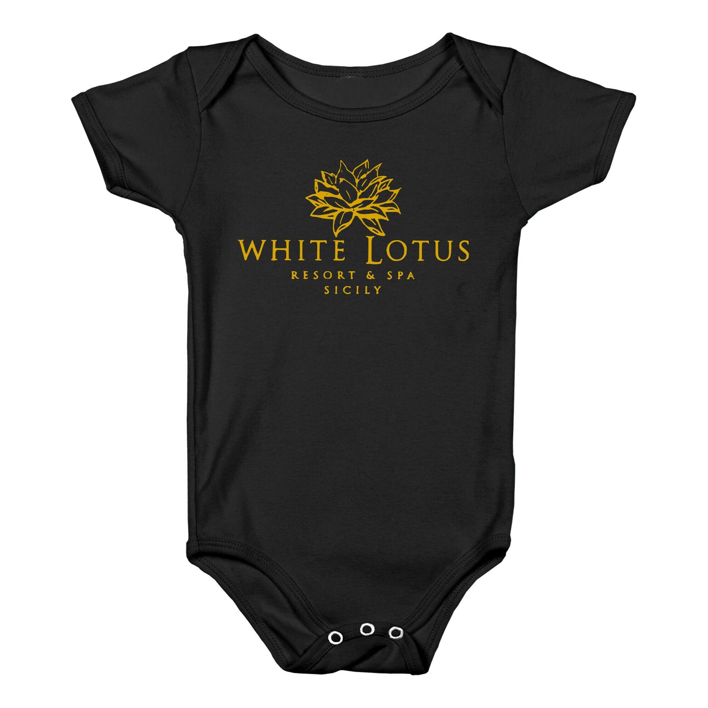 White Lotus Resort Baby One Piece