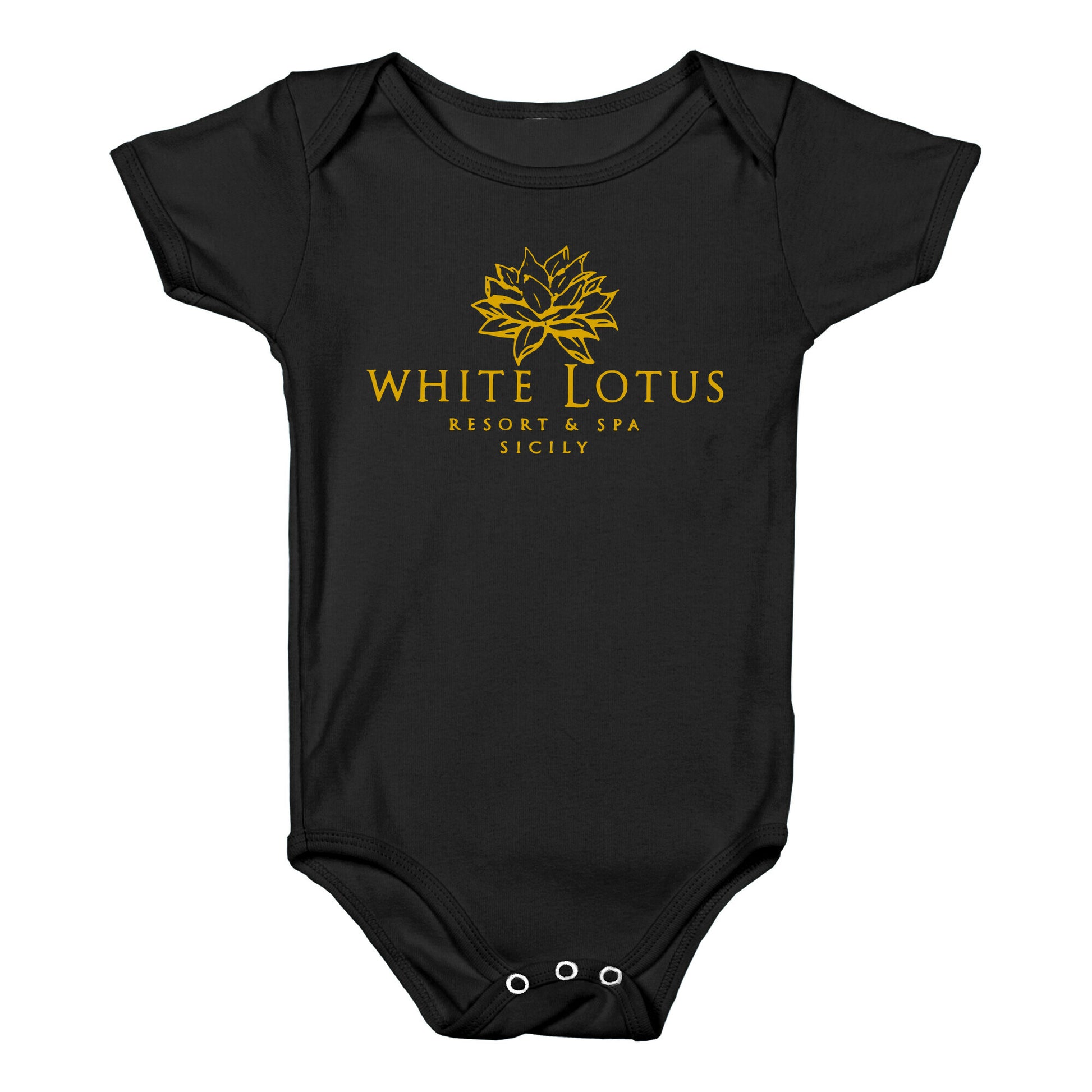White Lotus Resort Baby One Piece