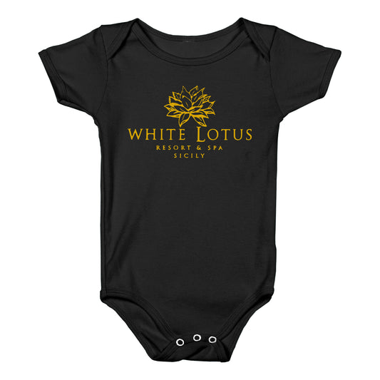 White Lotus Resort Baby One Piece
