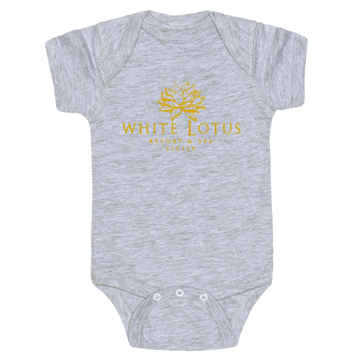 White Lotus Resort Baby One Piece