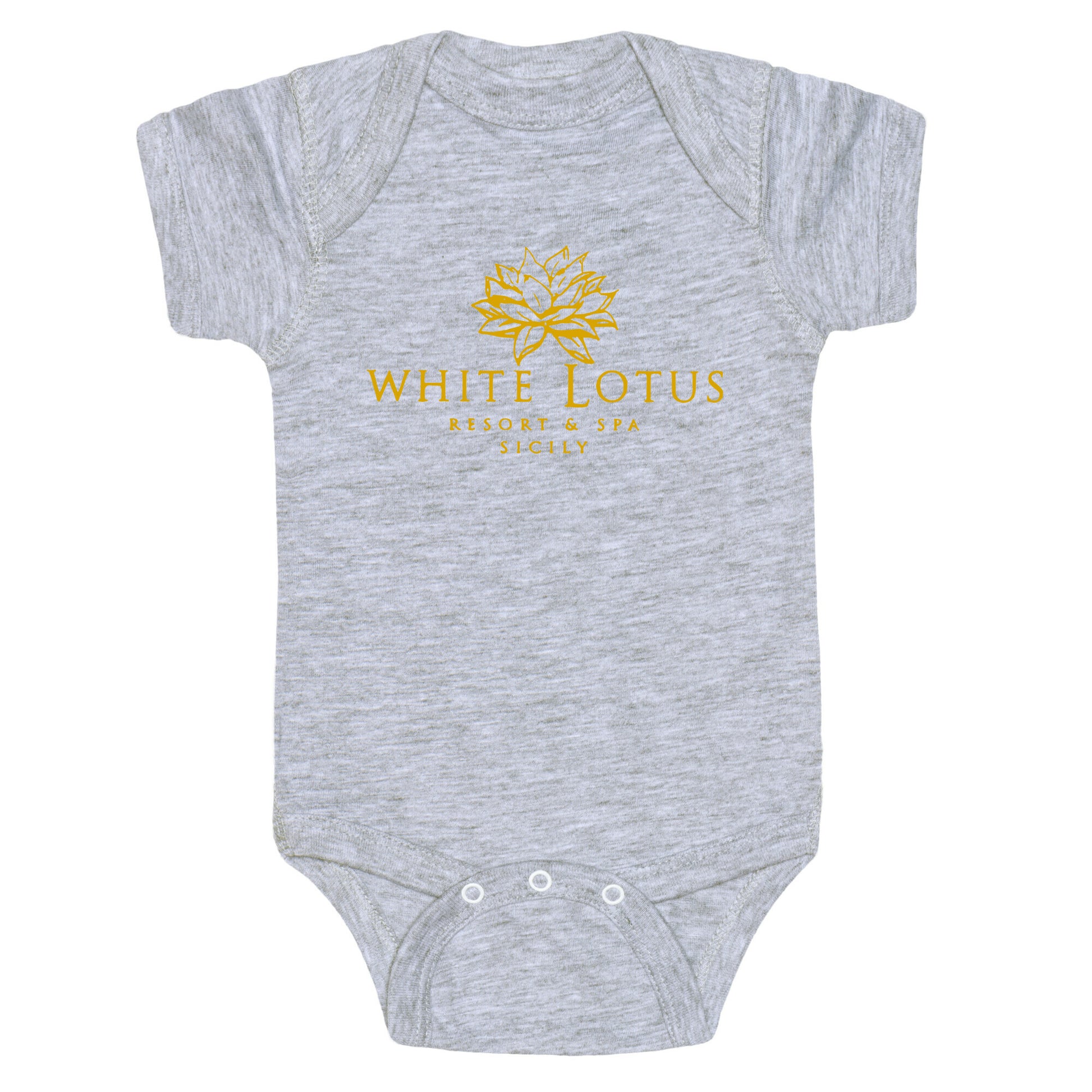 White Lotus Resort Baby One Piece