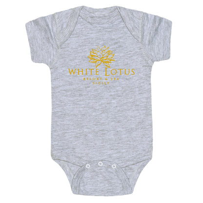 White Lotus Resort Baby One Piece