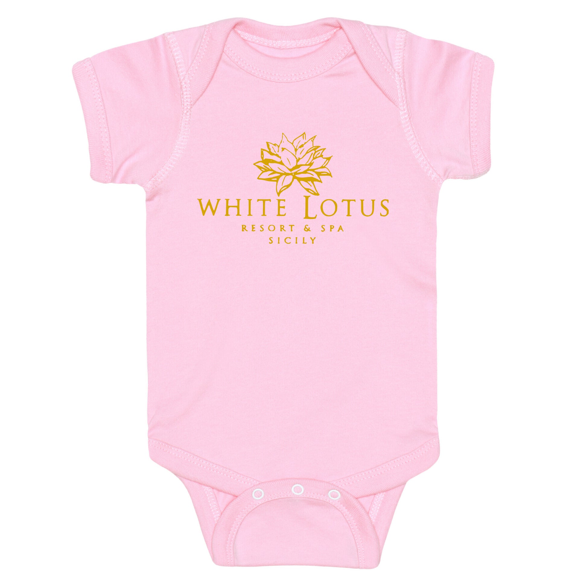 White Lotus Resort Baby One Piece