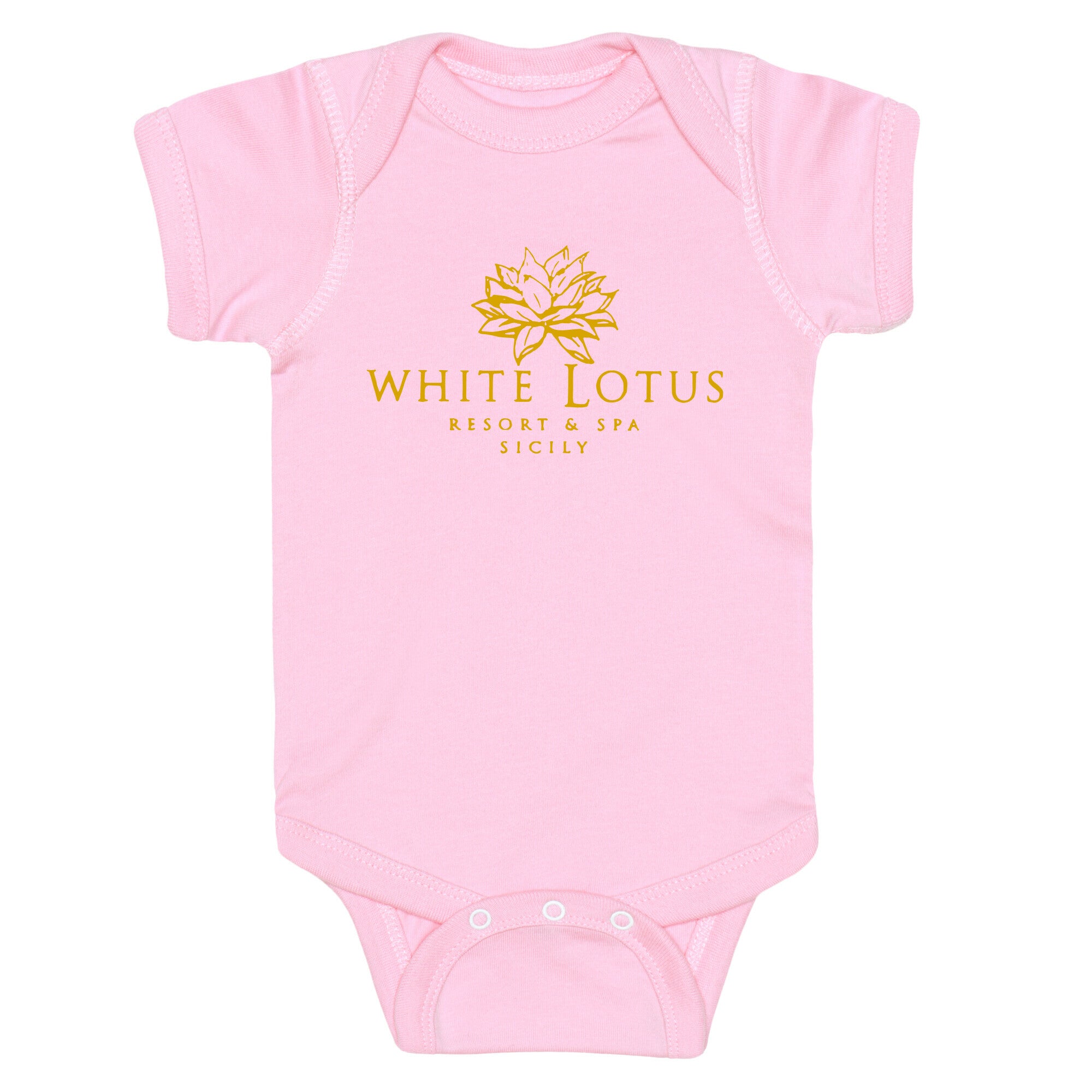 White Lotus Resort Baby One Piece