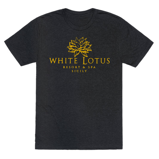 White Lotus Resort Unisex Triblend Tee