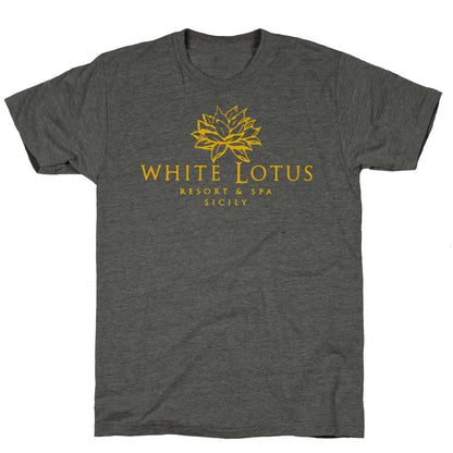 White Lotus Resort Unisex Triblend Tee