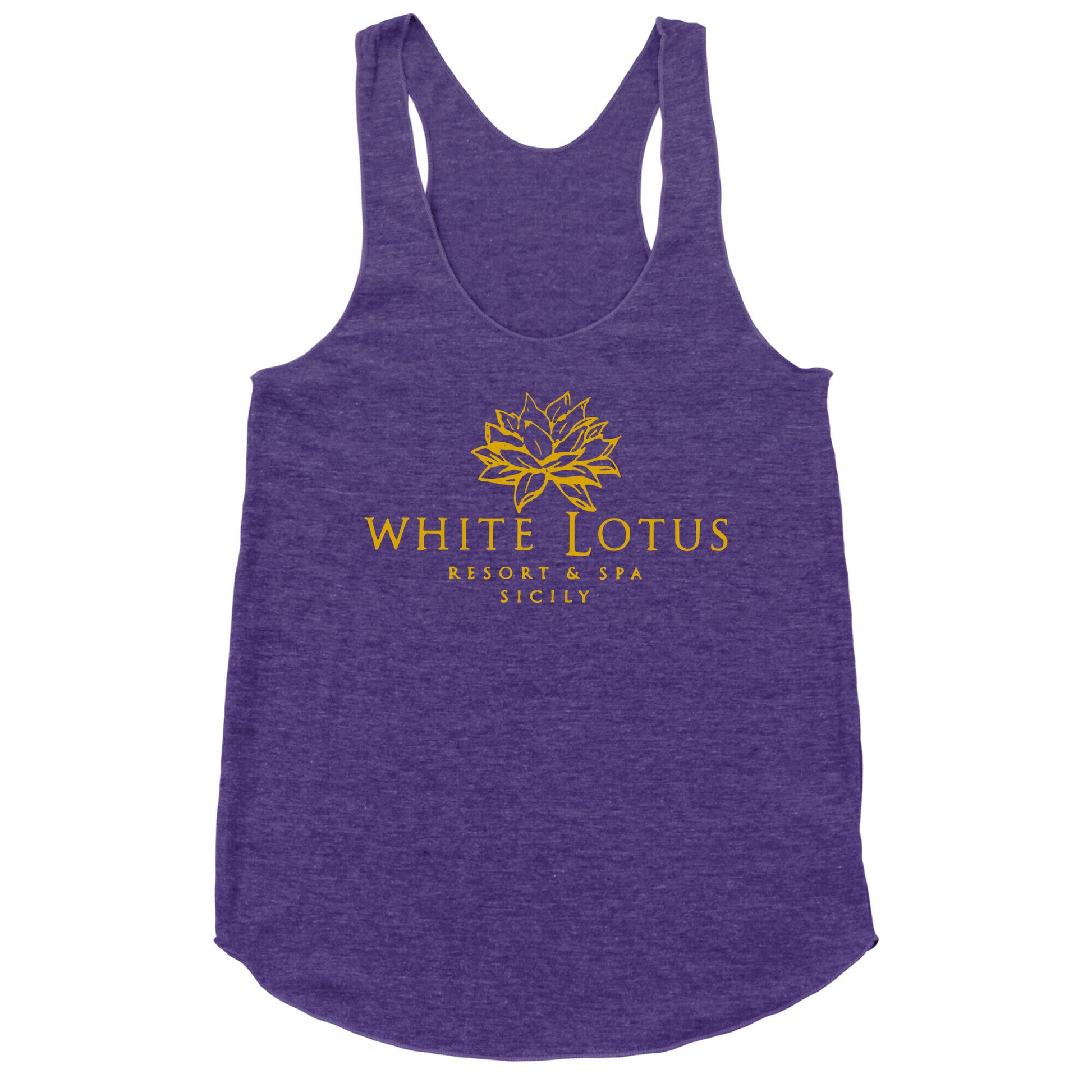 White Lotus Resort Racerback Tank