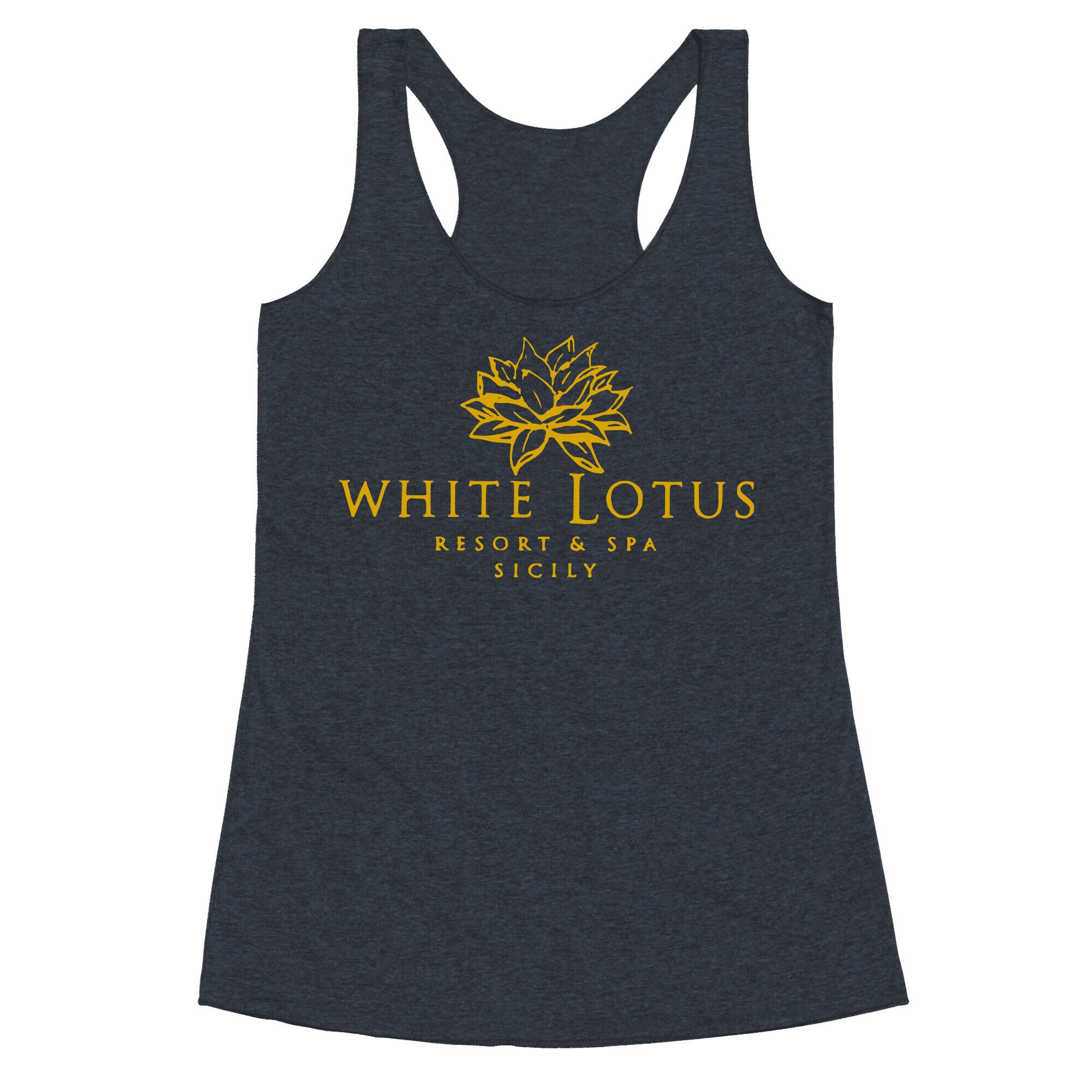 White Lotus Resort Racerback Tank
